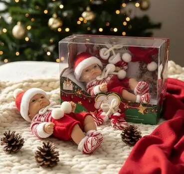 Christmas Newborn Baby doll - სათამაშო ახალშობილი თოჯინა