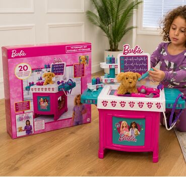Barbie Veterinary set - სათამაშო ვეტერინარული ნაკრები