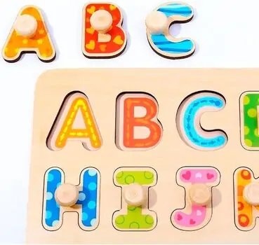 Alphabet Peg Puzzle - სათამაშო ფაზლი, 6 image
