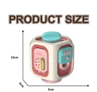 Montessori Sensory  6 in 1 Busy Cube - განსავითარებელი სათამაშო კუბი, 3 image