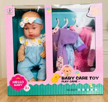 HELLO BABY TOY WITH CLOTHES თოჯინა სხვადასხვა ტანსაცმლით, 3 image