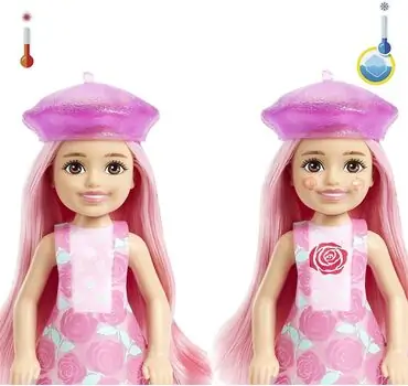 Barbie Color Reveal Chelsea Doll Sunshine And Sprinkles Series MTL-HDN76 ბარბის თოჯინა ფერის ტრანსფორმაციით, 3 image