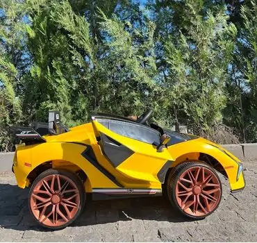Electric Car Speed 63 Yellow - ელექტრო მანქანა, 4 image