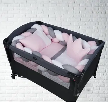 Park Sleeping Set Pink ახალშობილის საწოლის თეთრეული