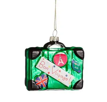 Bon Voyage Suitcase Hanging Decoration - ნაძვის ხის სათამაშო, 2 image