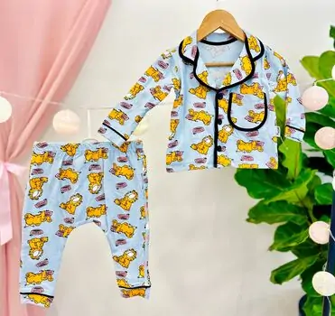 Baby Garfield Pajamas Set 2in1 Set MURATBABY 7667 საბავშვო საღამური