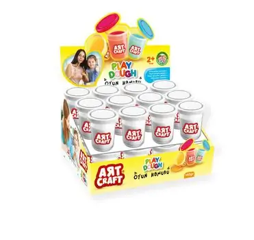 Dede Art Craft Single Dough Pot White 03593 საბავშვო პლასტელინი