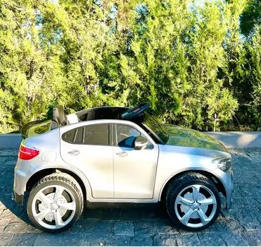 BMW X6 Electric Car Painted Grey - ელექტრო მანქანა კაუჩუკის საბურავებით, 5 image