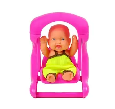 Doll with Swing - სათამაშო თოჯინა ბაუნსერით, 2 image