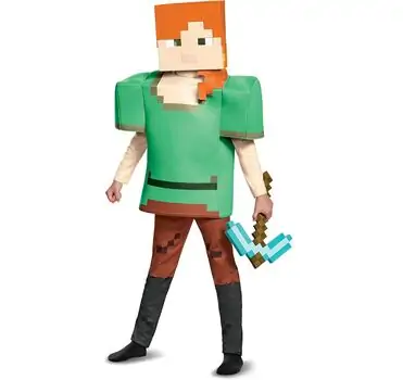 Alex Deluxe Minecraft Costume - მაინკრაფტის ფორმა