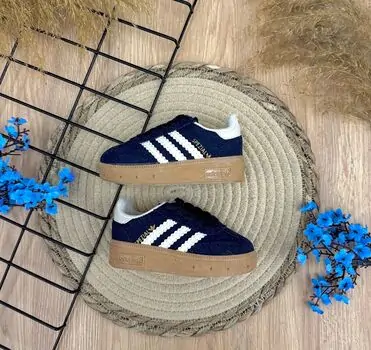 Baby Shoes Adidas Spezial Dark Blue საბავშვო ფეხსაცმელი