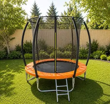 Metal & Plastic Trampoline 244cm 8FT - ბატუტი