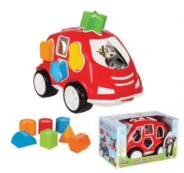 PILSAN SMART SHAPE SORTER RED 03 187 განსავითარებელი სათამაშო