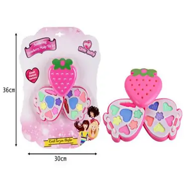 საბავშვო მაკიაჟის ნაკრები STRAWBERRY DOUBLE MAKEUP 2 PCS SET, 6 image
