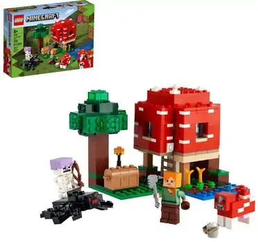 Lego Minecraft  21179 The Mushroom House