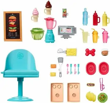 Barbie Fresh 'n' Fun Food Truck ბარბის მანქანა თოჯინით, 3 image