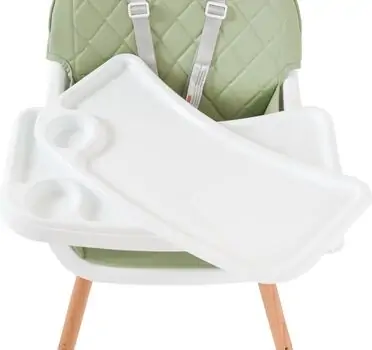 Moni Wooden High Chair Gelato 2 in 1 Mint საკვები სკამ-მაგიდა, 2 image