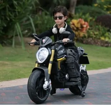 Ducati Motorcycle Black - ელექტრო მოტოციკლი