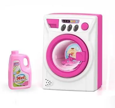 Washing Machine With Light And Music - სათამაშო სარეცხის მანქანა განათებით და მუსიკით