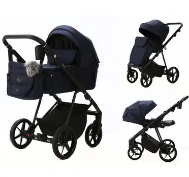 Adamex Vasco 3 in 1 Stroller TK67 - საბავშვო ეტლის კომპლექტი, 2 image
