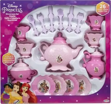 Disney Princess Dinnerware Set - ჩაის ნაკრები აქსესუარებით