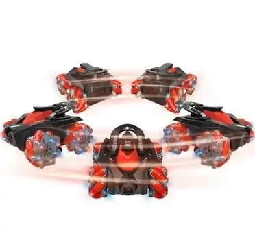Remote Control Car with Glowing Wheels  - სათამაშო დისტანციური მანქანა, 4 image