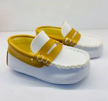 Papulin Baby Shoes 0-12 Months 3138 ჩვილის ფეხსაცმელი YELLOW