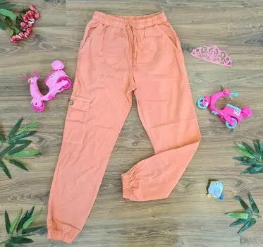 Summer Trousers ALG 822684 Orange საზაფხულო შარვალი