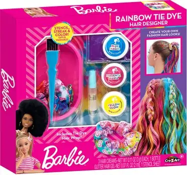 Cra-Z-Art Babie Rainbow Tie-Dye Hair Designer თმის აქსესუარების ნაკრები, 3 image
