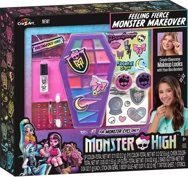 Cra-Z-Art Monster High Feeling Fierce Monster Makeover საბავშვო კოსმეტიკის ნაკრები, 3 image