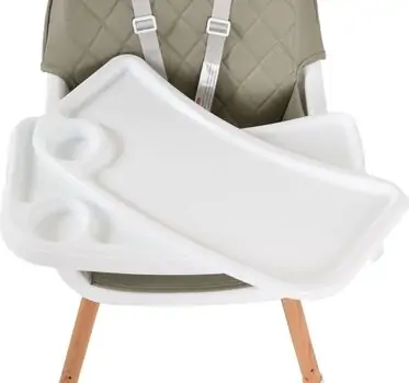 Moni Wooden High Chair Gelato 2 in 1 Grey საკვები სკამ-მაგიდა, 5 image