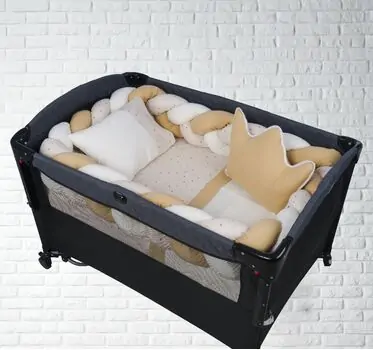 Park Sleeping Set Brown ახალშობილის საწოლის თეთრეული