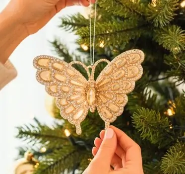 Butterfly Hanging Decoration - ნაძვის ხის სათამაშო