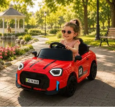 Mini Cooper Car Red - ელექტრო მანქანა