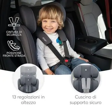 KikkaBoo 76-150 cm i-Pass i-Sizde Grey - მანქანის სავარძელი (ქარსითი), 6 image