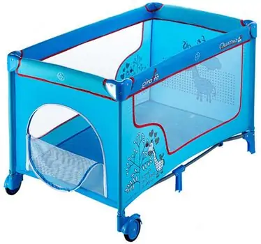 Quatro GIRAFFE BLUE საბავშვო მანეჟი, 3 image