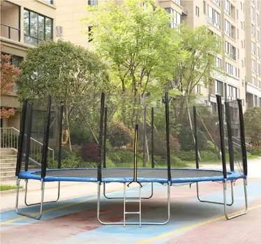 Metal & Plastic Trampoline With Ladder 488cm 16FT - ბატუტი, 2 image