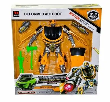 Canem Deformed Autobot Orange - ტრანსფორმერი მანქანა