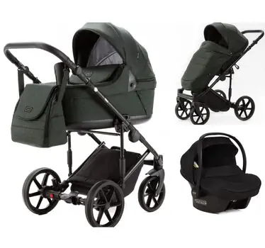 Adamex Locco Light 3 in 1 Stroller TK105 - საბავშვო ეტლის კომპლექტი, 2 image