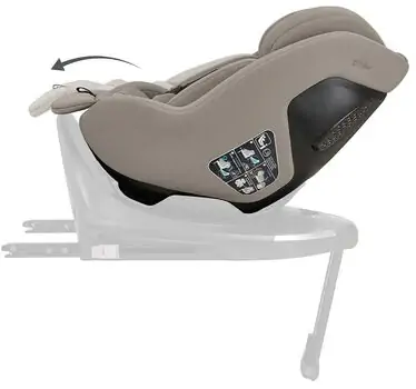Kikkaboo i-Class Plus i-Size Champagne - მანქანის სავარძელი (ქარსითი), 8 image