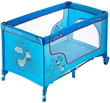 Quatro GIRAFFE BLUE საბავშვო მანეჟი, 2 image