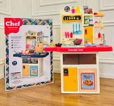 Talented Chef 74 pcs ფუნქციური საბავშვო სამზარეულო
