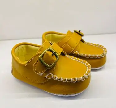 Papulin Baby Shoes 0-12 Months 3144 ჩვილის ფეხსაცმელი YELLOW