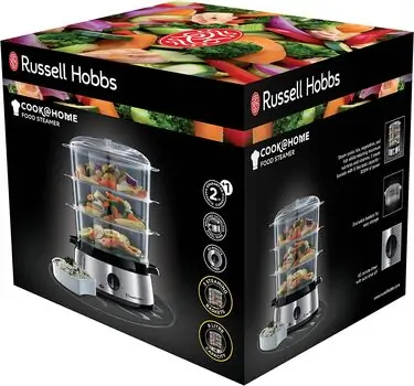 ორთქლსახარში Russell Hobss 19270-56/RH 800W 9L Stainless Steel, 5 image