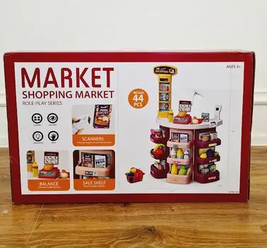 Supermarket with toy cash საბავშვო ფუნქციური დახლი-მაღაზია, 23 image