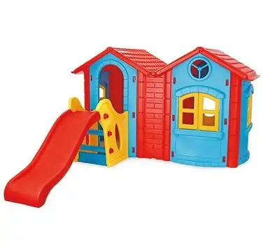 Pilsan-ის სახლი სასრიალოთი 06 433 BINARY HAPPY HOUSE WITH SLIDE  blue, 2 image