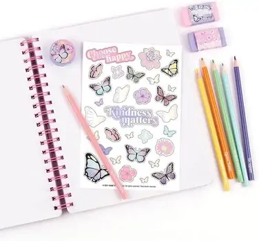 Make It Real 3C4G Butterfly All-In-1 Sketching Set - საბავშვო სკეტჩბუქი, 4 image