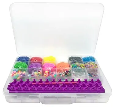 Cra-Z-Art Colossal Rubber Loom Studio Band Case დასაწნავი რეზინები, 4 image