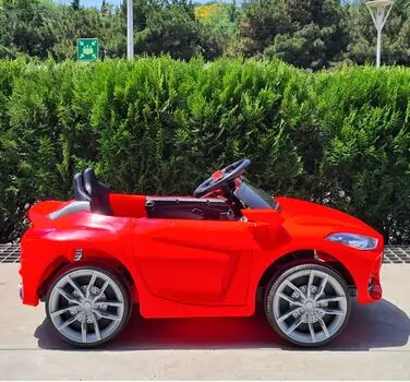 Mercedes-Benz Red - საბავშვო ელექტრო მანქანა, 4 image