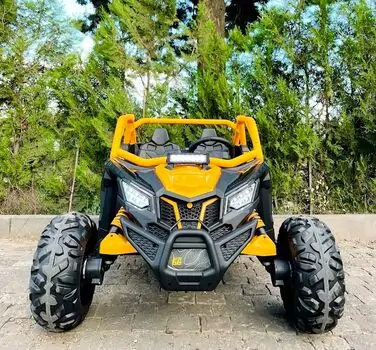RC Racing Super Car Yellow - ელექტრო მანქანა კაუჩუკის საბურავებით, 3 image